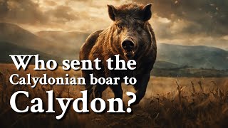 Who sent the Calydonian boar to Calydon Greek Mythology Story [upl. by Hosfmann]