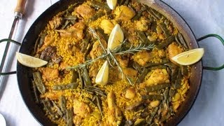 Receta Paella Valenciana la autentica receta de Valencia Loli Dominguez [upl. by Whyte245]