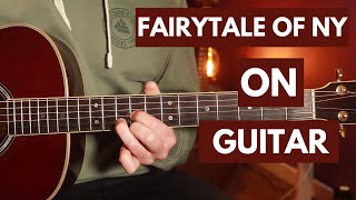 Fairytale Of New York Guitar Lesson  Includes Intro The Pogues [upl. by Nikoletta]