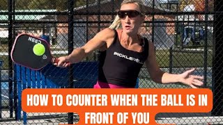 COUNTER LIKE A BOSS 💪 with this tip from Pro Allyce Jones pickleball pickleroll counter strong [upl. by Eda291]