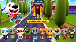 Talking Tom Gold Run Dynamite Version  Unlock All Characters In Skateboard World Ep3 [upl. by Britni]