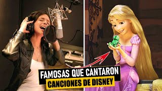 ARTISTAS LATINOS Que NO SABIAS Que CANTABAN Canciones de DISNEY [upl. by Loesceke]