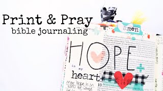 Print amp Pray Shop Bible Journaling  Advent Heart [upl. by Glasgo]