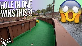 A HOLE IN ONE AT THIS MINI GOLF COURSE WINS YOU THIS  Brooks Holt [upl. by Eirek603]