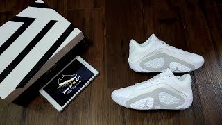 UNBOXING WHITE AND GREY FOG 2024 Jordan Tatum 2 [upl. by Maryellen413]