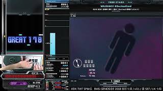 sl7 WILDANCE Decimalized HARD CLEAR｜発狂BMS [upl. by Sukramaj44]