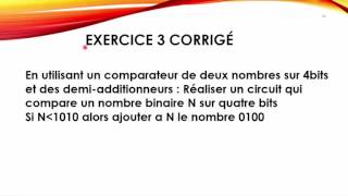 S08 exercices corrigés  Additionneur  comparateur structure machine [upl. by Adnwahsat]