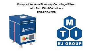 Compact Vacuum Planetary Centrifugal Mixer w Two 150ml Containers MSKPCEV2150 [upl. by Oleusnoc]