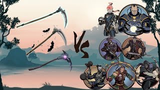 Grim Scythe Blade Of Death And Dissector Of Hopes vs All Titans Bodyguard Including May And Titan [upl. by Honor474]