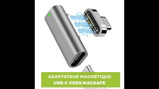 NOUVEAU  Adaptateur USBC magnétique Macbook [upl. by Renraw204]