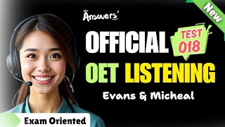 OET LISTENING TEST 17092024 oet oetexam oetnursing oetlisteningtest [upl. by Anirad488]