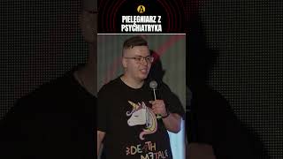 PIELĘGNIARZ Z PSYCHIATRYKA  Zobacz cały odcinek MASZ MINUTĘ maszminute standup komedia [upl. by Mientao323]