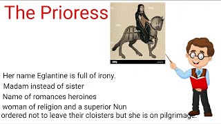 character sketch of the Prologue to the Canterbury talesThe Prioress characterAnalysis of prioress [upl. by Reeta]