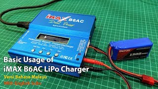 Basic Usage of iMAX B6AC LiPo Charger BM [upl. by Drawets]