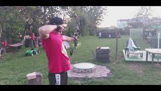 Compound bow Topoint M1 head shoot [upl. by Pinelli11]