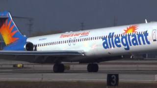 Allegiant MD82 Landing [upl. by Assylem]