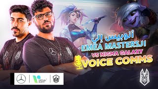 Arabian League Voice Comms Semi Finals Vs Nigma Galaxy  EMEA Masters انوبيس إلي الـ [upl. by Nide]