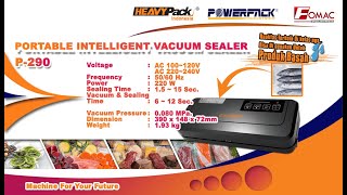 P290 MESIN VACUUM SEALER PORTABLE PRAKTIS UNTUK RUMAHAN P290 [upl. by Mota351]