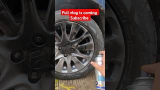 Spray Paint Alloys Modified  Baleno Alloys Black Spray Paint [upl. by Nedroj]