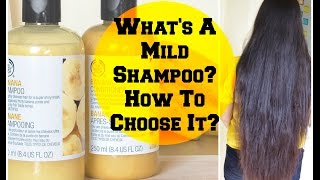 How To Choose a MILD Shampoo Best SLS amp Paraben Free Shampoos Sushmitas Diaries [upl. by Rooke]