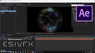 AFTER EFFECTS TUTORIAL  PLEXUS SPHERE  FILE 1 [upl. by Doley]