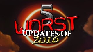 Top 5 WORST updates of 2016 [upl. by Nedia301]