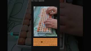 Epomaker EP84 Plus with Flamingo switches asmr keyboard typing asmrtyping epomaker [upl. by Ennire]