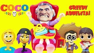 Greedy Abuelita Disneys COCO Greedy Granny Game Toy Surprises [upl. by Sparky]