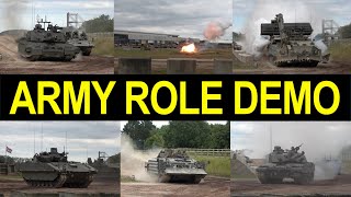 British Army Role Demo  Tank Fest 2024 [upl. by Sheline]