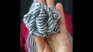 Fabric Flower Boutonniere [upl. by Baseler]