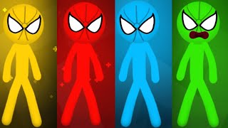 The Stickman MINIGAMES SpeedUP Random Gameplay Stickman Party 1 2 3 4 Player [upl. by Joashus]