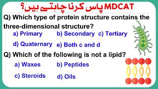 Mdcat Past Papers Biology Chapter Wise  Biological Molecules  Biology mcqs for entry test [upl. by Lyndsay732]