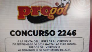 resultados Progol 2246 [upl. by Assetan]