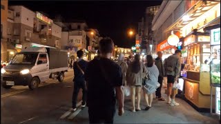 Taiwan Kenting Main Street Evening Walking Tour  墾丁 臺灣  Taiwan Walking  Taiwan [upl. by Belloir]