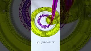 Spirograph Art spirograph satisfying relaxing spiroart [upl. by Linell]