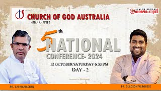 DAY 2  CHURCH OF GOD AUSTRALIA  INDIAN CHAPTER NATIONAL CONFERENCE 2024  LIVE ON SALOMDHWANI [upl. by Averell681]