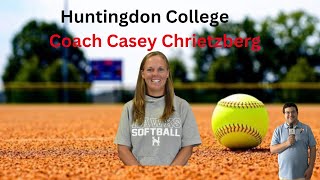 Huntingdon College head softball coach Coach Casey Chrietzberg [upl. by Wes874]