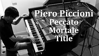 Piero Piccioni  Peccato Mortale Title quotThe Lonely Womanquot  Piano Sheet Music [upl. by Kimberli]