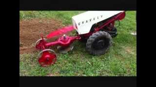 Video 1 Gravely Tractor Demonstration Series 1962 Gravely Rotary Plow Gravely Plowing [upl. by Acinomed986]