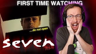 First Time Watching SE7EN  Movie Reaction worst unboxing EVER [upl. by Aleydis]