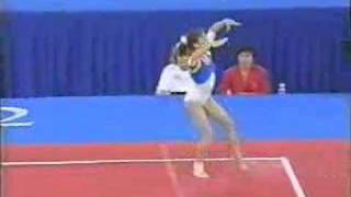 Lavinia Milosovici 92 Olympics Floor Exercise Event finals [upl. by Atika334]