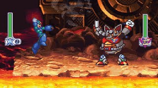 Mega Man X  Flame Mammoth PSX Style Remix [upl. by Esinek]