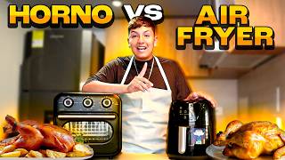 POLLO en AIR FRYER VS POLLO en HORNO  ¿En CUAL queda MEJOR [upl. by Ettennal]