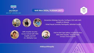 30 Days of AWS Amplify Week 3  Web App Security SSO and EndtoEnd Type Safety [upl. by Aramahs725]