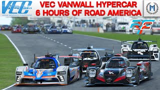 rFactor 2 Online Virtual Endurance Championship  6 Hours of Road America [upl. by Tristram]