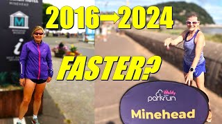 Minehead parkrun  Full Send  Can I Beat My PB From 8 Years Ago  Battle for Female Podium [upl. by Ellehcar870]