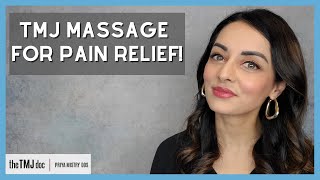 TMJ Massage for Pain Relief  Priya Mistry DDS the TMJ doc [upl. by Jamey726]