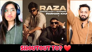 Raza  Farhan Khan X Munawar Prodby Mr Doss Official Music Video Reaction [upl. by Emmaline]