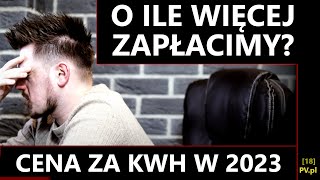 Cena prądu 2023  PGE Tauron Enea Energa  co powyżej 2000 kWh [upl. by Naryb284]