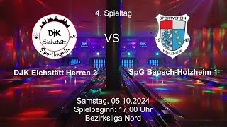 DJK Eichstätt Herren 2  SpG BauschHolzheim 1 [upl. by Marrin]